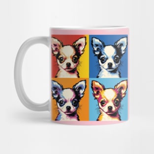 Pop Retro Chihuahua Art Painting - Cute Puppy Mug